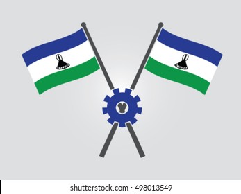Lesotho Emblem Growth