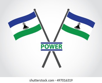 Lesotho Emblem Power