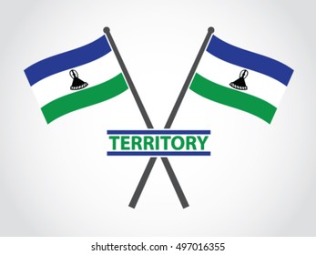 Lesotho Emblem Territory