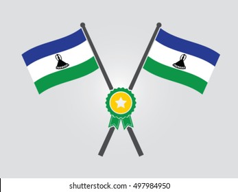 Lesotho Emblem Top Brand