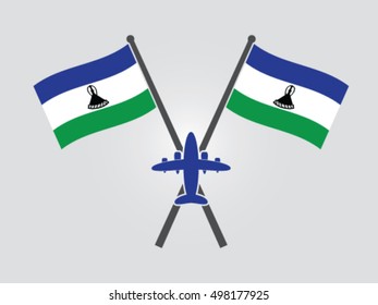 Lesotho Emblem Tourist