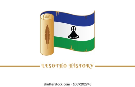 lesotho flag and losotho history