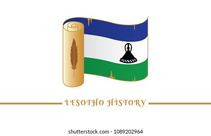 lesotho flag and losotho history
