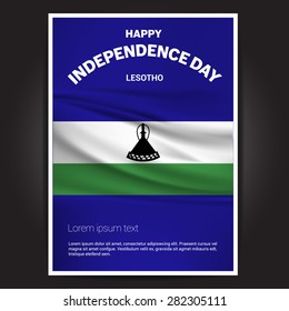 Lesotho Independence Day poster