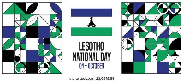 Lesotho-Vorlage für den Nationalfeiertag