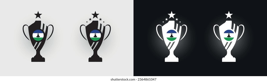 Lesotho Pokal-Pokal-Meister der Vektorgrafik