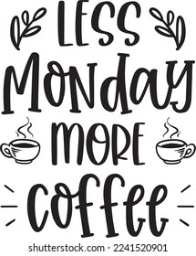 Less Monday More Coffee eps