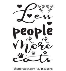 less people more cats quote letter