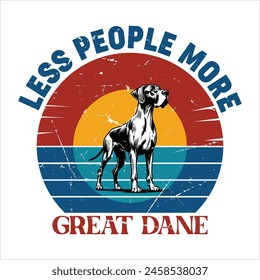 Less People More Great Dane t shirt