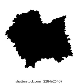 Lesser Poland Voivodeship map, province of Poland. Vector illustration.