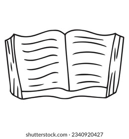 lesson education cartoon isolated on white background. back to school doodles