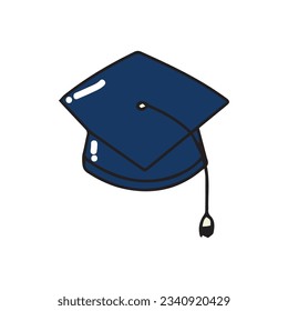 lesson education cartoon isolated on white background. back to school doodles
