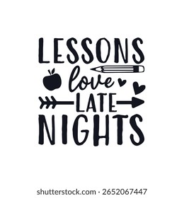 Lesson , Happy Teachers Day Sayings Typography Design