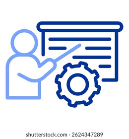 Elemento de icono de lección para diseño