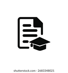 lesson icons. simple solid vector