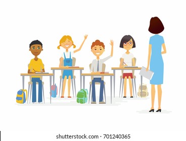 Classroom Cartoon Images, Stock Photos & Vectors | Shutterstock