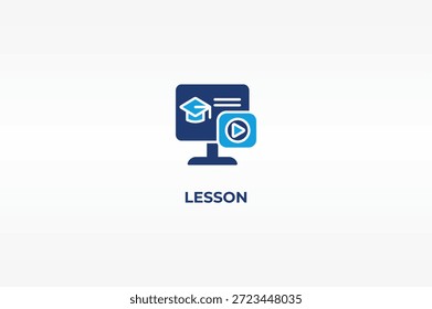 Lektion Vektor, Symbol oder Logo-Zeichen einzelne Symbolgrafik