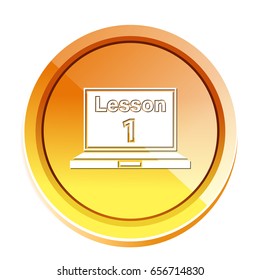 lessons laptop icon