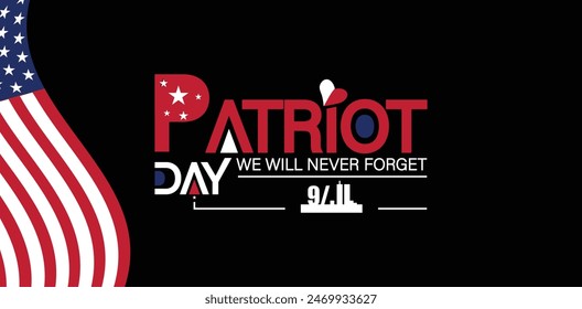 Damit wir nicht den Patriot Day mit dem 911 Flag Design vergessen