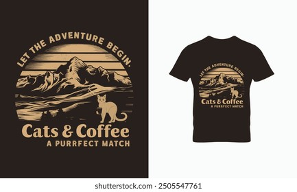 Let the adventure begin a perfect match t shirt design 