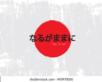  let it be japan font