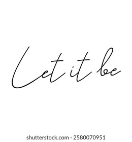 let it be text on white background.