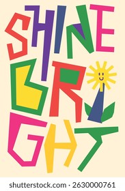 Let every bold color and quirky letter remind you to stand out, smile big, and light up the world around you. 🌈💛