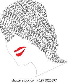 Let every elegant woman think.