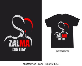 Let it go written in Urdu Language stylish t-shirt and apparel trendy design.