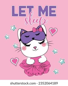 let me sleep cat love princess