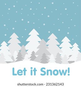 Let it snow background