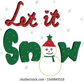 Let It Snow Best Christmas Quotes Of All Time In Vector