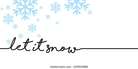 let it snow HHello Blue winter landscape snowy funny Snowmen snowman Vector snowdrifts falling falling snowflake snowflakes Merry Christmas Happy New Year xmas Shining snowfall snowball balls december