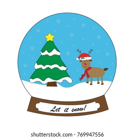 Let It Snow Snowglobe