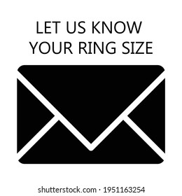 Let us know your ring sizer icon