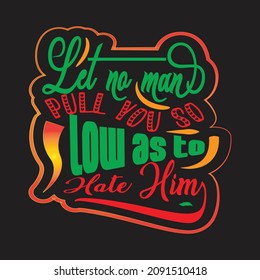 Let you no man you poll typography vector t shirt design