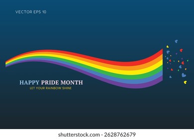 Let Your Rainbow Shine Pride Banner
