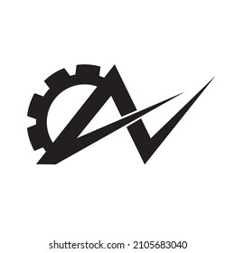 Diseño de iconos digitales de Leter A