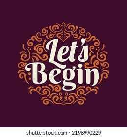 Let's begin hand Lettering vector design