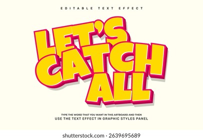 Lets catch all editable text effect template
