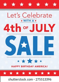 Let's Celebrate with a 4th of July Sale