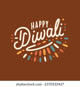 Celebremos el triunfo de la luz sobre la oscuridad en este Diwali con este único Diwali Vector Logos