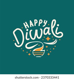 Celebremos el triunfo de la luz sobre la oscuridad en este Diwali con este único Diwali Vector Logos