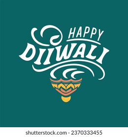 Celebremos el triunfo de la luz sobre la oscuridad en este Diwali con este único Diwali Vector Logos