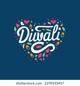 Celebremos el triunfo de la luz sobre la oscuridad en este Diwali con este único Diwali Vector Logos