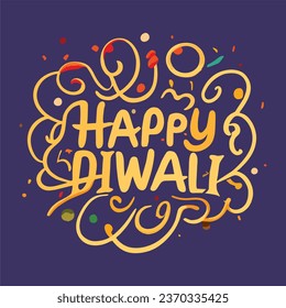 Celebremos el triunfo de la luz sobre la oscuridad en este Diwali con este único Diwali Vector Logos