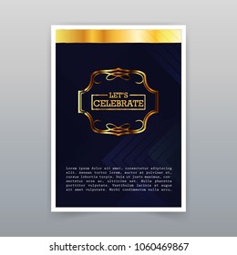 Lets celebrate typography with dark background 