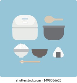 Let's cook rice with a rice cooker