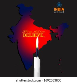 Let's create hope. Let's light up a candle, let's fight against this dark pandemic SARS-CoV-2/Covid-19. Stay Home. "Jaan hai to jahan hai" if you have life you have the world. 