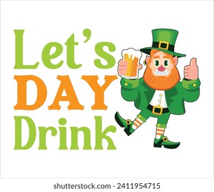  Camiseta para beber el día, camiseta para el día de los patronos, divertido St. Patrick's, el día de los pájaros divertidos, trébol de encanto afortunado, brotes graciosos, Shamrock, Día de los patronos, Cortar archivos para el cricket